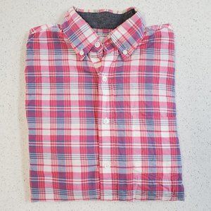 J. Crew Men's Button Down 100% Cotton Quality Woven Long Sleeve Shirt | Sz S